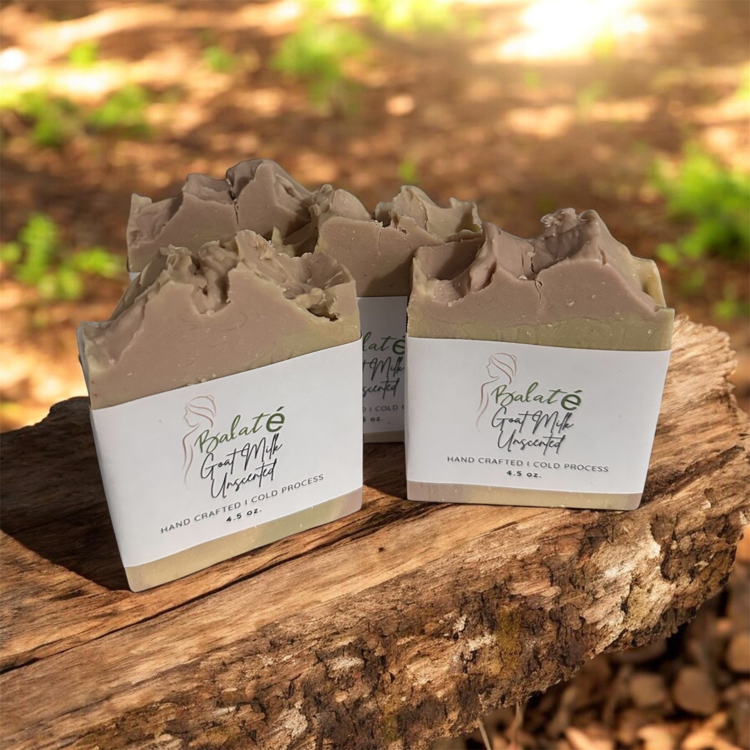 Unscented Goat Milk Soap Bundle (4- Pack) – Gentle & Fragrance-Free